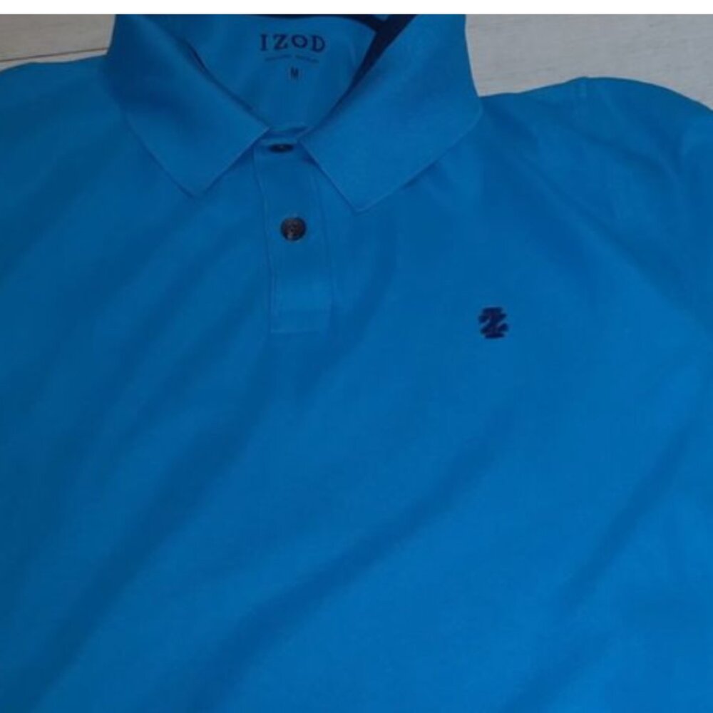 IZOD Golf Polo Shirt Mens Size M Logo Polo Casual